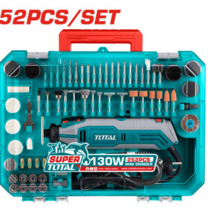 TOTAL Mini Grinder 130W me 252 Aksesorë – TG5133261