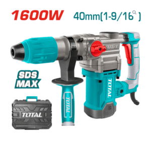 TOTAL 1600W SDS-Max Rotary Hammer – Fuqi ekstreme, precizion profesional dhe performancë industriale