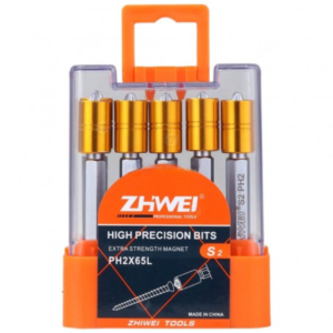 ZHWЕI Set Bitash Magnetik PH2 65mm – 10 Copë