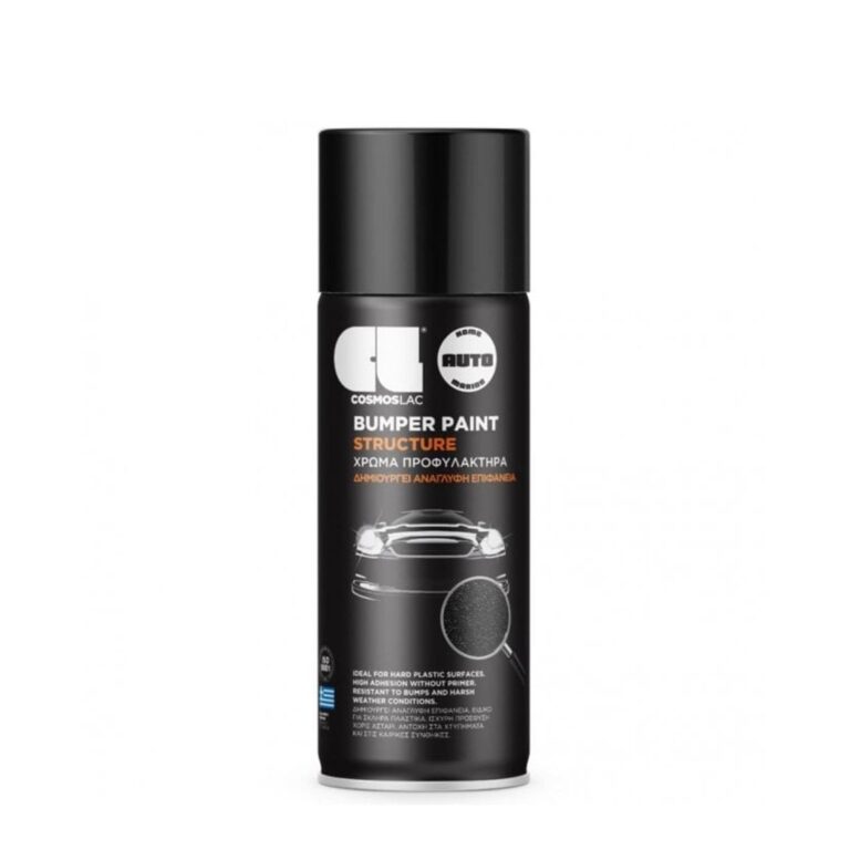 Cosmoslac Bumper Paint Structure – Spray Strukturor për Parakolpë | E Zezë 400 ml