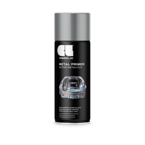 Cosmoslac Metal Primer – Grey (Hiri) | Astar për Metal | Spray 400 ml