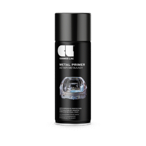 Cosmoslac Metal Primer – Black (E Zezë) | Astar për Metal | Spray 400 ml