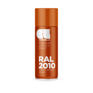 Cosmoslac Premium Acrylic Paint RAL 2010 – Signal Orange | Spray 400 ml
