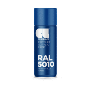 Cosmoslac Premium Acrylic Paint RAL 5010 – Gentian Blue | Spray 400 ml